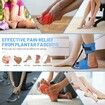 Plantar Fasciitis Night Splint,Adjustable Plantar Fasciitis Brace with Arch Support,Dorsal Night Splint,Dual Effective Plantar Fasciitis Relief Achilles Tendonitis Foot Drop Heel Blue