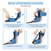 Plantar Fasciitis Night Splint,Adjustable Plantar Fasciitis Brace with Arch Support,Dorsal Night Splint,Dual Effective Plantar Fasciitis Relief Achilles Tendonitis Foot Drop Heel Blue