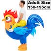 150-190cm Halloween Inflatable Rooster Costume Funny Cosplay Blow up Battery POWERED Costume for Men Women Birthday Christmas
