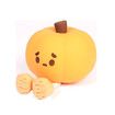 Cute Pumpkin Silicone Night Light, Colorful, Dimmable, Rechargeable, Nursery Lamp for Halloween, Breastfeeding, Room Decoration,
