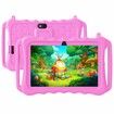 7 inch Android 11 Kids Tablet 2GB RAM 32GB ROM with WiFi, Bluetooth, Control Pre-Installed Apps, Dual Camera (Pink)