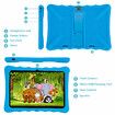 Kids Tablet 10 inch 1280x800 HD Display 2GB RAM 32GB ROM with Parental Controls Games Learning Apps (Blue)