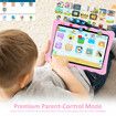 Kids Tablet 10 inch 1280x800 HD Display 2GB RAM 32GB ROM with Parental Controls Games Learning Apps (Pink)