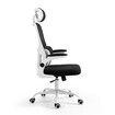 NEADER Ergonomic Mesh Office Chair Computer Desk Armchair Adjustable High Back Swivel Executive Work Gamer Modern Comfortable Seating Black White