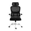 NEADER Ergonomic Mesh Office Chair Computer Desk Armchair Adjustable High Back Swivel Executive Work Gamer Modern Comfortable Seating Black White