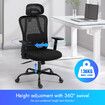 NEADER Ergonomic Mesh Office Chair Black Desk Computer Armchair Swivel Adjustable High Back Executive Gamer Work Comfortable Seating