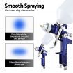 Giantz 2PC HVLP Air Spray Gun Gravity Feed Cup Nozzles Included