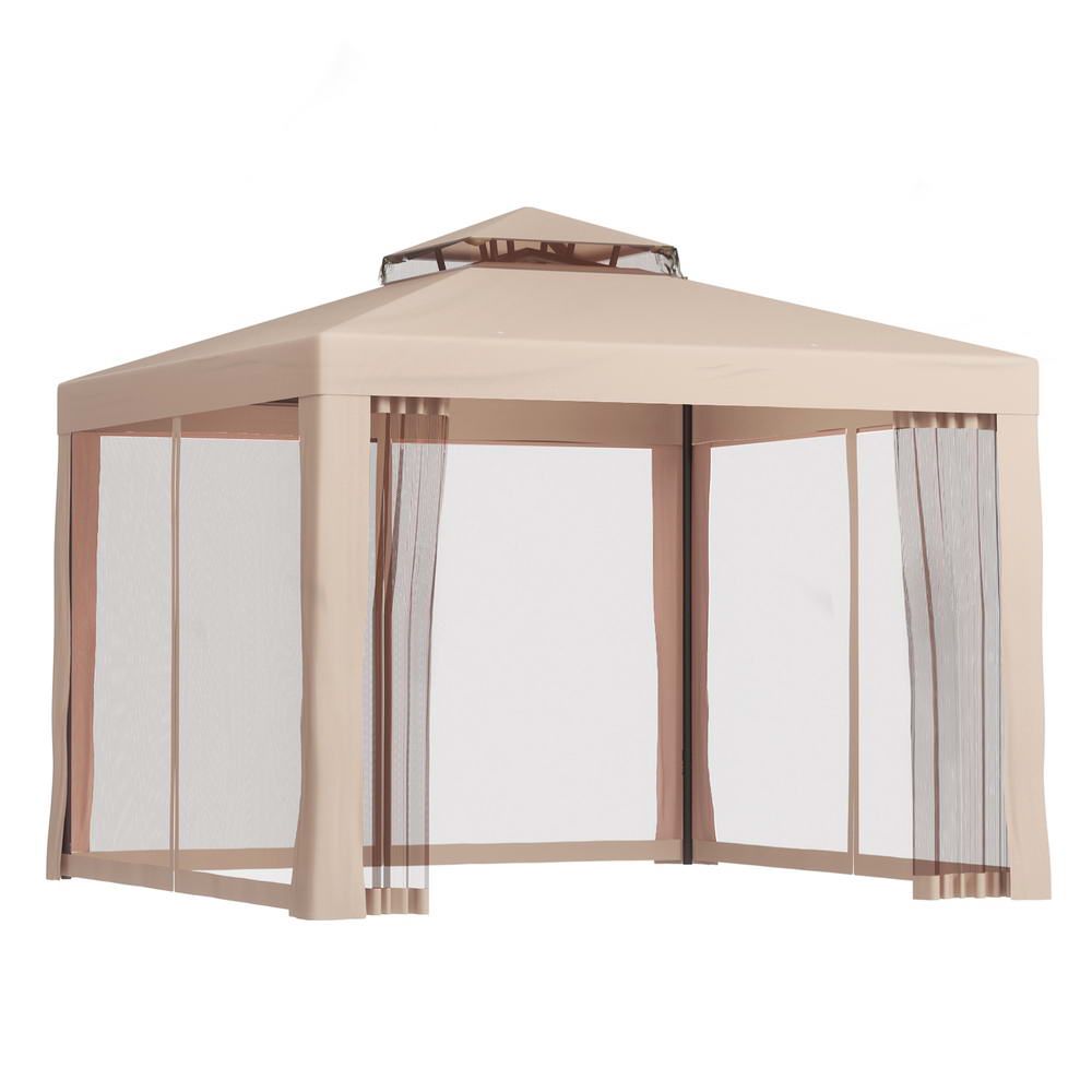 Instahut Gazebo Marquee 3m Outdoor Event Tent Camping Party Mesh Wall ...