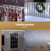 160 LED 6M Christmas Lights Icicle Light Solar Cold Jingle Jollys