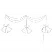 1.8M Christmas Lights 288 LED Bell Motif Light Decorations Jingle Jollys
