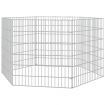 Free Range Animal Enclosure 6-Panel 54x60 cm Galvanised Iron