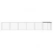 Chicken Cage with Roof Anthracite 603x98x90 cm Galvanised Steel
