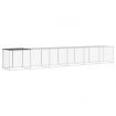 Chicken Cage with Roof Anthracite 603x98x90 cm Galvanised Steel