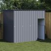 Dog House with Roof Anthracite 214x153x181 cm Galvanised Steel