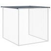 Chicken Cage with Roof Anthracite 203x98x90 cm Galvanised Steel