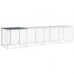 Chicken Cage with Roof Anthracite 403x98x90 cm Galvanised Steel