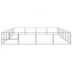 Dog Kennel Silver 28 m² Steel