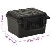 Portable Flight Case Black 27x25x18 cm PP