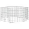 Free Range Animal Enclosure 8-Panel 54x60 cm Galvanised Iron