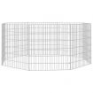 Free Range Animal Enclosure 8-Panel 54x60 cm Galvanised Iron