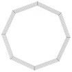 Free Range Animal Enclosure 8-Panel 54x60 cm Galvanised Iron