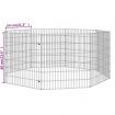 Free Range Animal Enclosure 8-Panel 54x60 cm Galvanised Iron