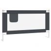 Toddler Safety Bed Rail Dark Grey 140x25 cm Fabric