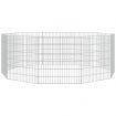Free Range Animal Enclosure 10-Panel 54x60 cm Galvanised Iron