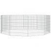 Free Range Animal Enclosure 10-Panel 54x60 cm Galvanised Iron