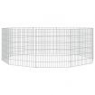 Free Range Animal Enclosure 10-Panel 54x60 cm Galvanised Iron