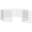 Free Range Animal Enclosure 10-Panel 54x60 cm Galvanised Iron