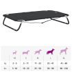 Dog Bed Foldable Anthracite Oxford Fabric and Steel