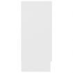 Vitrine Cabinet White 120x30.5x70 cm Engineered Wood