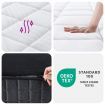 Pocket Spring Mattress Medium Firm 90x190 cm