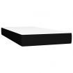 Pocket Spring Bed Mattress Black 106x203x20 cm King Single Size Fabric