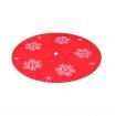 Jingle Jollys Christmas Tree Skirt 120cm Snowflake Ornaments Party Decorations