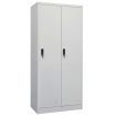 Wardrobe Light Grey 80x50x180 cm Steel