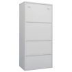 Wardrobe Light Grey 80x50x180 cm Steel