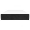 Pocket Spring Bed Mattress Black 106x203x20 cm King Single Size Velvet