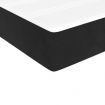 Pocket Spring Bed Mattress Black 106x203x20 cm King Single Size Velvet