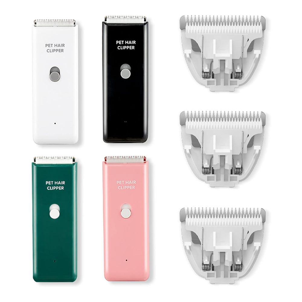 3 PCS Standard Size Replaceable Ceramic Blades Set Pet Hair Clipper, Cat Dog Common Use Clipper Blade