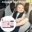 Kids Airplane Bed Seat Extender Folding Design for Emergency Aisle Window Seats