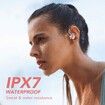 Wireless Earbuds V5.3 Bluetooth 120H Playtime Mini IPX7 Waterproof Deep Bass Over-Ear Earphones for Running Sports-Pink