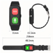 Elderly one Button SOS GPS Smart Watch Phone 4G Two-way Talk Smartwatch Alarm Alert Systems Seniors Safety Fence emergency call Col.Red