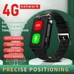 Elderly one Button SOS GPS Smart Watch Phone 4G Two-way Talk Smartwatch Alarm Alert Systems Seniors Safety Fence emergency call Col.Red