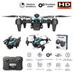 2024 new 4K HD Lens 3 Cameras 360 Obstacle Avoidance Remote Control LCD Screen Dual Batteries Altitude Holding Gravity Sensor Trajectory Automatic Takeoff