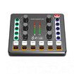 Audio Mixer,Audio Interface with DJ Mixer Live Sound Card Effects and Voice Changer, Podcast Equipment Bundle Stereo DJ Studio Streaming, Prefect for Live Streaming, Podcasting, Gaming