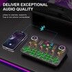 Live Sound Card Audio Mixer, Audio Interface with DJ Mixer Live Sound Effects and Voice Changer, 48V Phantom Power, Podcast Mixer for Phone PC Live Streaming Recording Tiktok YouTube Gaming