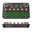 Live Sound Card Audio Mixer, Audio Interface with DJ Mixer Live Sound Effects and Voice Changer, 48V Phantom Power, Podcast Mixer for Phone PC Live Streaming Recording Tiktok YouTube Gaming