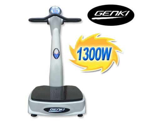 Genki Dual Motor Professional Body Vibration Machine 1300W Massage Body Shaping Exercise Platform